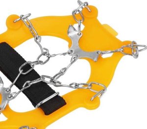 Springos Raczki na buty stalowe antypoślizgowe turystyczne nakładki rozmiar 36-40 pomarańczowe UNIWERSALNY 6