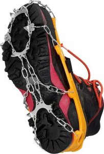 Springos Raczki na buty stalowe antypoślizgowe turystyczne nakładki rozmiar 36-40 pomarańczowe UNIWERSALNY 8