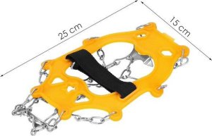 Springos Raczki na buty stalowe antypoślizgowe turystyczne nakładki rozmiar 36-40 pomarańczowe UNIWERSALNY 9