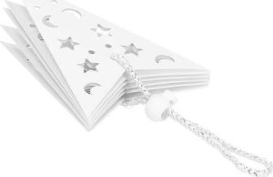 Springos Gwiazda świąteczna papierowa 3D 25 cm zawieszka choinkowa biała UNIWERSALNY 10