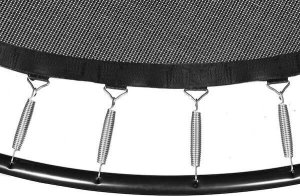 Springos Trampolina ogrodowa dla dzieci 12 FT z siatką wewnętrzną i ringiem 365-374 cm UNIWERSALNY 13
