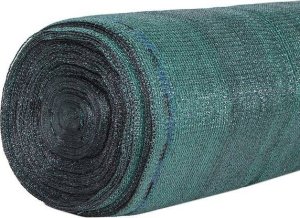 Springos Siatka cieniująca 63% osłonowa 1,5x10 m zielona 50 szt. opasek zaciskowych UNIWERSALNY 4