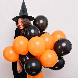 Springos Dekoracje na Halloween zestaw balony girlanda kurtyna ozdoby na Halloween UNIWERSALNY 9