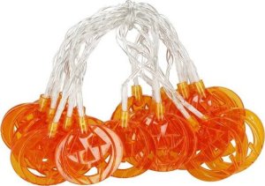 Springos Lampki na Halloween dynie girlanda łańcuch świetlny na baterie 20 LED UNIWERSALNY 3