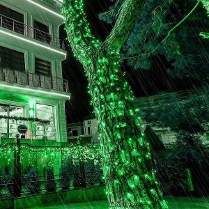 Lampki choinkowe Springos Lampki choinkowe 300 led zielone 22,5 m oświetlenie świąteczne UNIWERSALNY 2