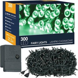 Lampki choinkowe Springos Lampki choinkowe 300 led zielone 22,5 m oświetlenie świąteczne UNIWERSALNY 9