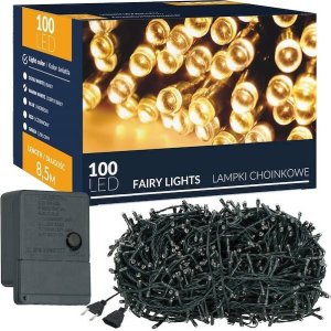 Lampki choinkowe Springos Lampki choinkowe 100 led biały ciepły 8,5 m oświetlenie świąteczne UNIWERSALNY 9