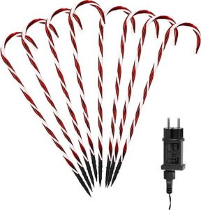 Springos Laski cukrowe 8 szt. oświetlenie Led dekoracje świąteczne UNIWERSALNY 2