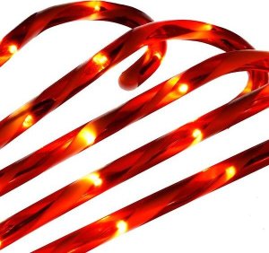 Springos Laski cukrowe 8 szt. oświetlenie Led dekoracje świąteczne UNIWERSALNY 7