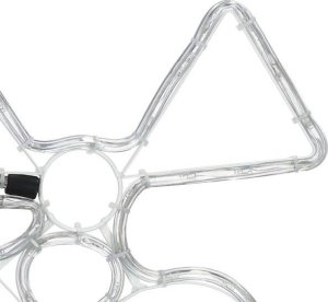 Springos Ozdoba świąteczna 72 Led lampki choinkowe dzwonki niebiesko-czerwone UNIWERSALNY 7