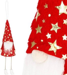 Springos Skrzat 35 cm ozdoba świąteczna krasnal zawieszka na choinkę, gnom UNIWERSALNY 1