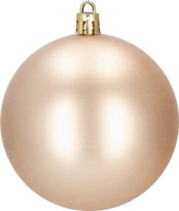 Dekoracja świąteczna Springos Bombki choinkowe 101 szt. ozdoby świąteczne zestaw z gwiazdą brązowe, rose gold UNIWERSALNY 24