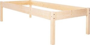 Springos Łóżko drewniane dla seniora 200x90 cm jednoosobowe z drewna iglastego wysokie UNIWERSALNY 6