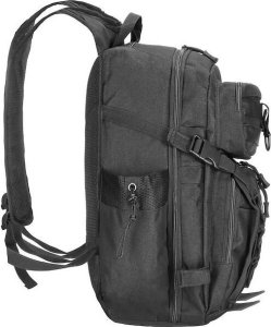 Plecak turystyczny Springos Plecak wojskowy, turystyczny z kieszeniami survival czarny UNIWERSALNY 3