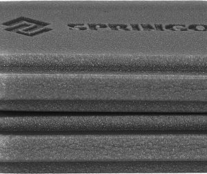 Springos Mata termiczna 37,5x28 cm turystyczna, biwakowa z pokrowcem czarna UNIWERSALNY 6