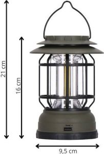 Springos Lampa turystyczna, kempingowa LED solarna, z funkcją powerbank UNIWERSALNY 19