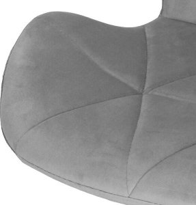 Krzesło biurowe Springos Fotel biurowy obrotowy krzesło na kółkach, do nauki, pracy przed komputerem szare UNIWERSALNY 6