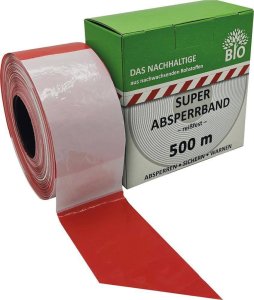 neutralna linia produktów Taśma do odgradzania nr 24, czerwono-biała 1