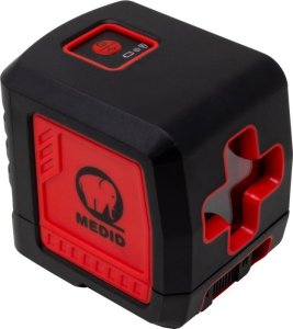 Medid Laser krzyżowy czerwony 30m Medid samopoziomująca poziomica COMPACT z czerwonym promieniem - 5631 1
