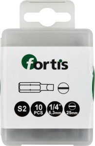 Fortis Bit 1/4" DIN3126 C6,3 5,5x1,0x25mm 10szt.FORTIS 1