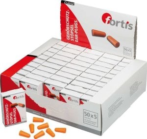 Fortis Zatyczki ochr. do uszu, pudelko 50x5 par w opak.kieszon., FORTIS 1