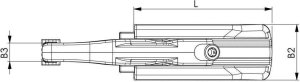 AMF Docisk regul.przesuwny 7600-22 M10x12 AMF 3