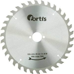 Fortis Tarcza pilarska HW HW 230x2,6 x30mm 34 zęby W Fortis 1