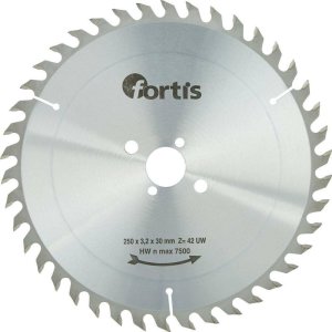 Fortis Tarcza pilarska HW HW 250x3,2 x30mm 42 zęby UW Fortis 1