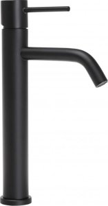 Bateria umywalkowa YokaHome Wysoka bateria umywalkowa czarna kran łazienkowy stojący loft  - Yoka 3
