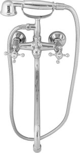 Bateria wannowa YokaHome Bateria wannowo-prysznicowa, chrom retro - Yoka 3