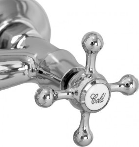 Bateria wannowa YokaHome Bateria wannowo-prysznicowa, chrom retro - Yoka 5