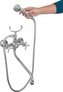 Bateria wannowa YokaHome Bateria wannowo-prysznicowa, chrom retro - Yoka 7