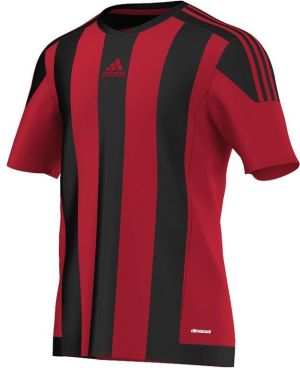 Adidas Koszulka piłkarska męska Striped 15 czarno-czerwona r. L (AA3726) 1