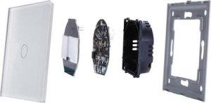 BSEED DOTYKOWY WŁĄCZNIK ŚWIATŁA 1K POJEDYNCZY SZKLANY 5