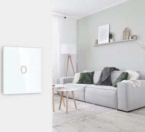 BSEED DOTYKOWY WŁĄCZNIK ŚWIATŁA 1K POJEDYNCZY SZKLANY 9