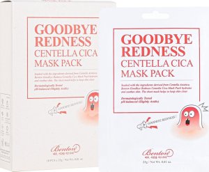 Benton Benton Łagodzące maseczki w płachcie Goodbye Redness Centella Mask - 10 sztuk 1