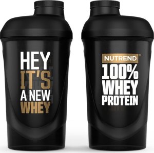 Nutrend Nutrend Shaker 100% Whey czarny - 600 ml 1