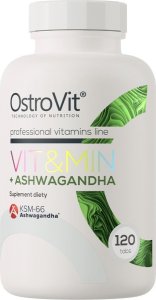 OstroVit OstroVit VIT&MIN + Ashwagandha - 120 tabletek 1