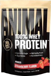 Universal Nutrition Universal Nutrition Animal Koncentrat białka serwatkowego truskawkowy - 1000 g 1