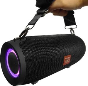 Głośnik T&G GŁOŚNIK BLUETOOTH PRZENOŚNY BEZPRZEWODOWY MOBILNY USB BOOMBOX RADIO LED MP3 TG322 13