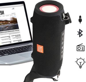 Głośnik T&G GŁOŚNIK BLUETOOTH PRZENOŚNY BEZPRZEWODOWY MOBILNY USB BOOMBOX RADIO LED MP3 TG322 16