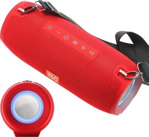 Głośnik T&G GŁOŚNIK BLUETOOTH PRZENOŚNY BEZPRZEWODOWY MOBILNY USB BOOMBOX RADIO LED MP3 TG322 9