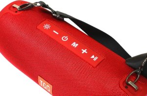 Głośnik T&G GŁOŚNIK BLUETOOTH PRZENOŚNY BEZPRZEWODOWY MOBILNY USB BOOMBOX RADIO LED MP3 TG322 7