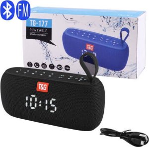 Głośnik T&G GŁOŚNIK BLUETOOTH BEZPRZEWODOWY PRZENOŚNY MOBILNY FM BT USB RADIO CHARGE TG177 6