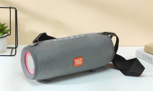 Głośnik T&G GŁOŚNIK BLUETOOTH PRZENOŚNY BEZPRZEWODOWY MOBILNY USB BOOMBOX RADIO LED MP3 TG322 13