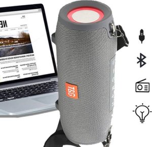 Głośnik T&G GŁOŚNIK BLUETOOTH PRZENOŚNY BEZPRZEWODOWY MOBILNY USB BOOMBOX RADIO LED MP3 TG322 16
