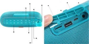 Głośnik T&G GŁOŚNIK BLUETOOTH BEZPRZEWODOWY PRZENOŚNY MOBILNY FM BT USB RADIO CHARGE TG177 4