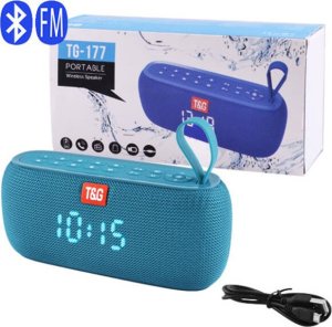 Głośnik T&G GŁOŚNIK BLUETOOTH BEZPRZEWODOWY PRZENOŚNY MOBILNY FM BT USB RADIO CHARGE TG177 10