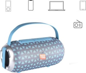 Głośnik T&G GŁOŚNIK BLUETOOTH BEZPRZEWODOWY PRZENOŚNY MOBILNY FM BT USB RADIO MP3 TWS TG509 5