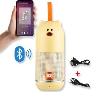 Głośnik T&G GŁOŚNIK BLUETOOTH BEZPRZEWODOWY PRZENOŚNY MOBILNY FM BT USB RADIO CHARGE TG502 1